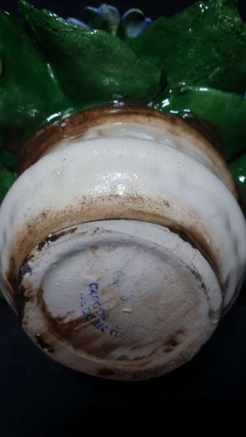 CAPODEMONTE FLOWER BOUQUET ORNAMENT 15 X 14 CM