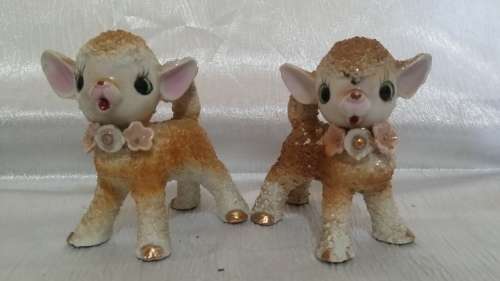 SET 2 BAMBI ORNAMENTS