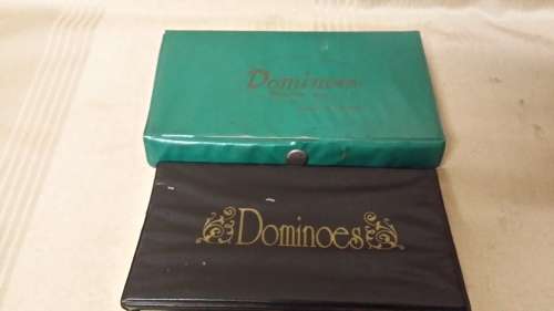 TWO DOMINO GAME SETS
