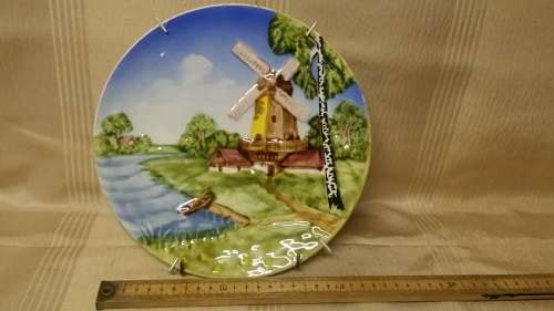DUTCH WINDMILL DECORATIVE PLATE