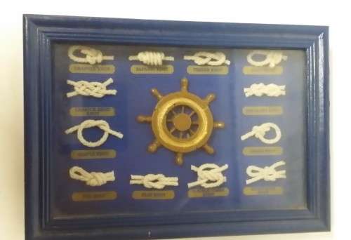 FRAMES - DIFFERANT TYPES OF KNOTS 17 X 12 CM