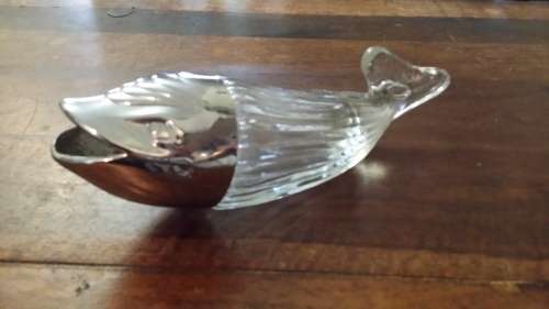GLASS FISH 24 CM X 7 CM