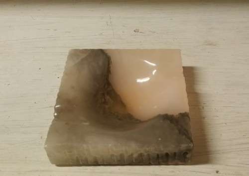 ALBASTER  ONYX ASHTRAY 10 CM