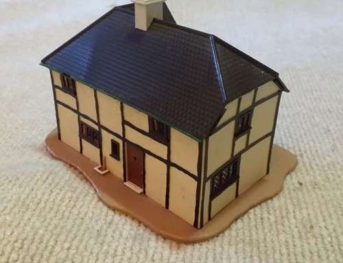 RAILWAY SCENERY GREEN GROCER BUILDING