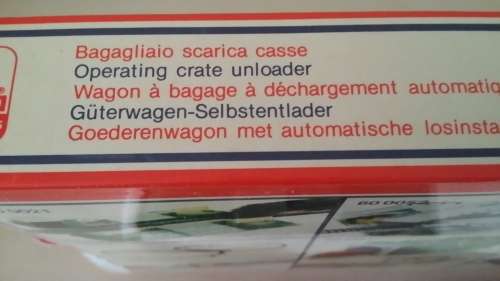 RAILWAY SCENERY : LIMA MODELS HO SCALE OPERATING CRATE UNLOADER