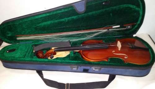 VIOLIN NOT BRANDED needs a new string and rod string 59 cm x 20 cm