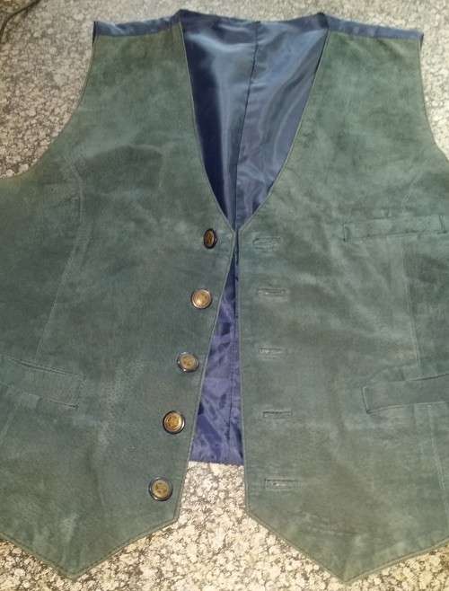 GENUINE LEATHER  WAISTCOAT LARGE