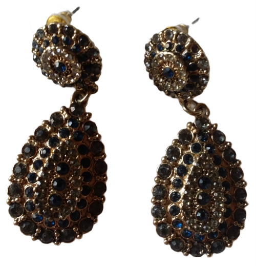 Pair of Rhinestone Earrings