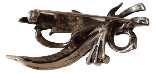 Vintage Marcasite Brooch - Signed