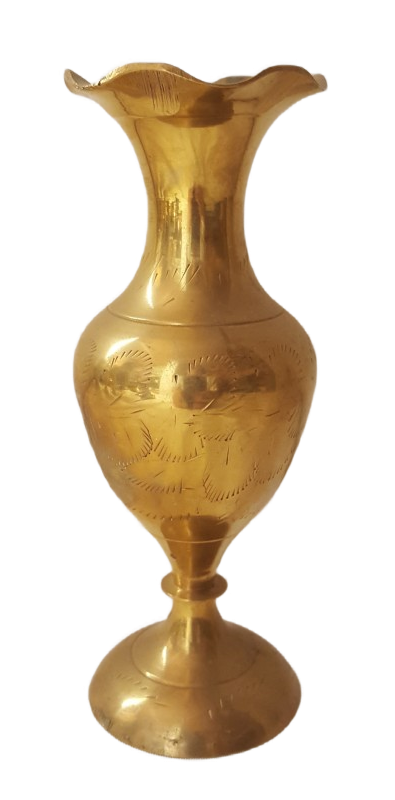 BRASS Vase / CANDLE STICK HOLDER 15 CM