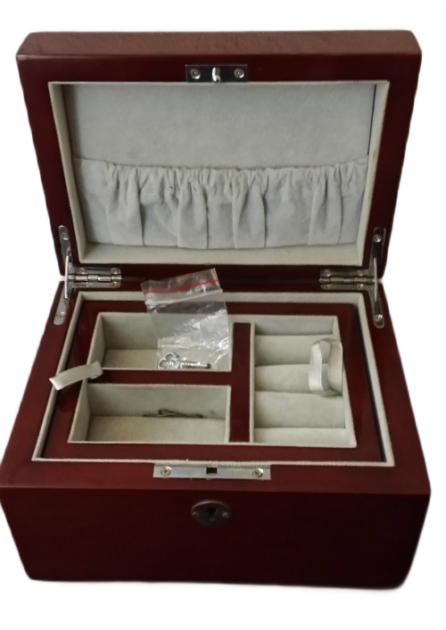 WOODEN JEWELLERY BOX