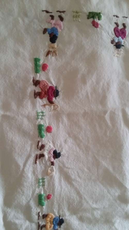 TABLE CLOTH  SQUARE  EMBROIDERY CLOTH 97  CM