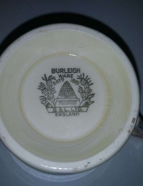 BURLEIGH WARE ENGLAND MUG
