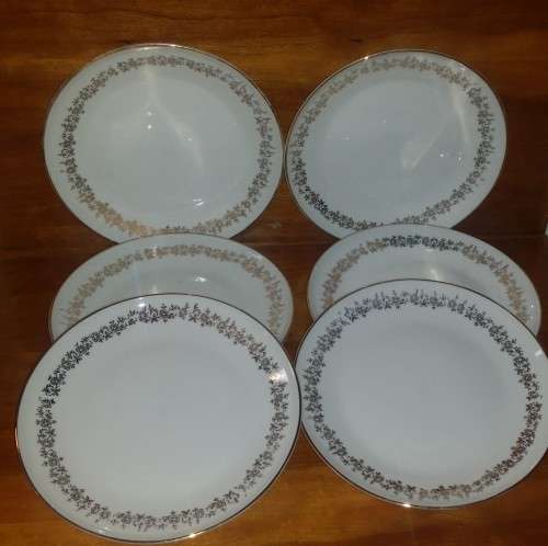Set of Six Constantia Side / Cake plates