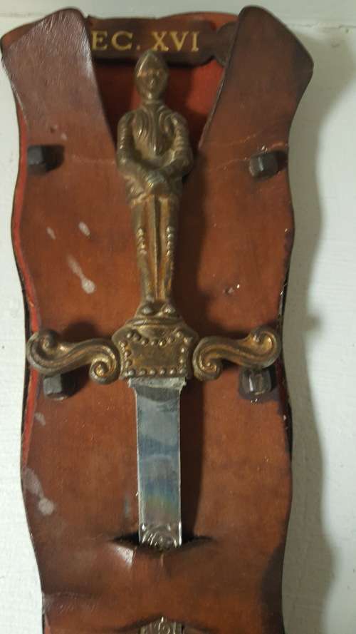 SEC.XVI Ornamental sword 31 cm