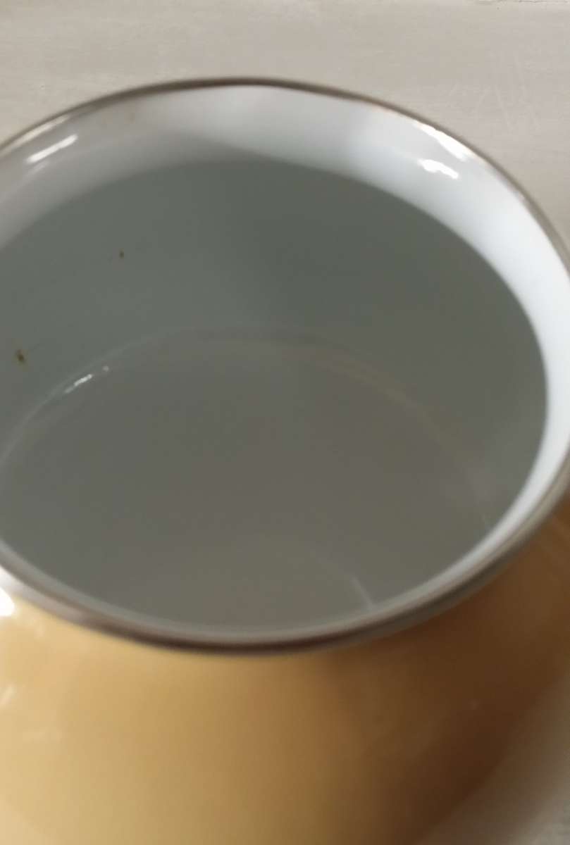 Enamel Sedgwick`s The original Old Brown Stove Top Kettle 16 x 15 cm with handle down