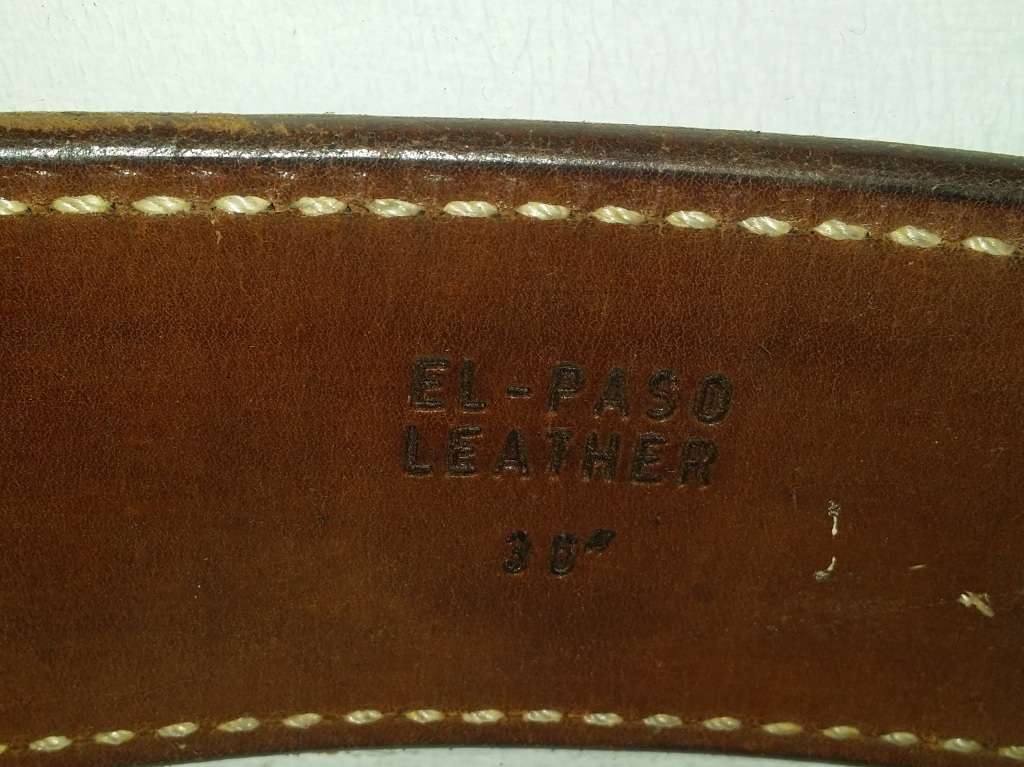 El- Paso Leather thick Belt 92 inch ( 100 x 5,5 cm )