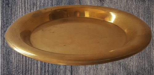 Round brass plate  27 CM
