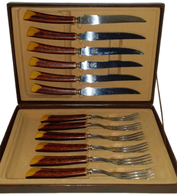 Glo Hill Canada Cutlery Knife and Fork Set