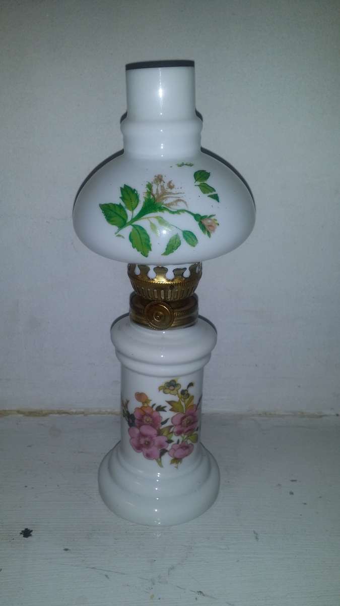 Floral Parafin Lamp