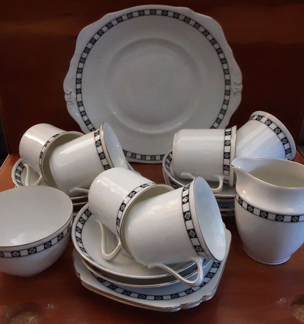 Czechoslovakia  twenty one piece Tea Set