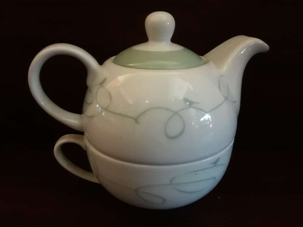 Two Piece Tea for one Set , Teapot and Cup