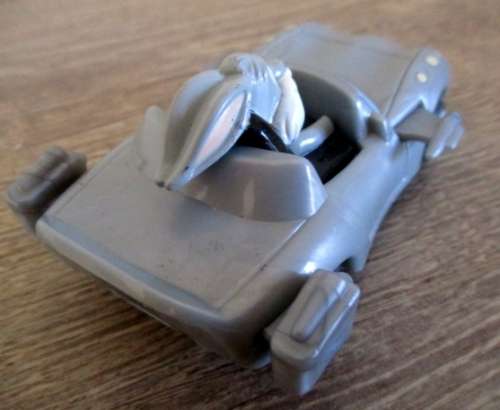 Maxx Bugs Bunny in his cool car.