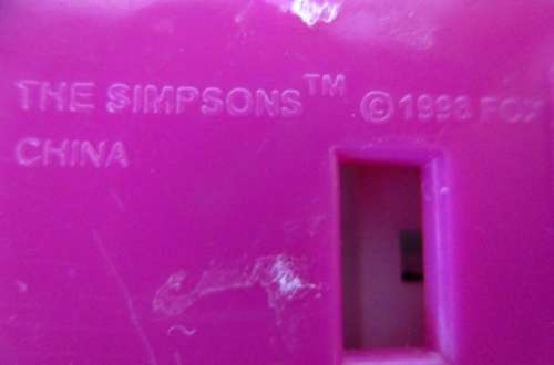 Bart Simpson in his car !  The Simpsons 1998 Fox Matt Groening  China