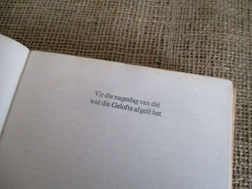 Gelofteland - FA Venter  Derde Druk Julie 1968  Tafelberg Uitgewers