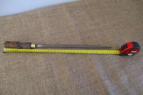 The Vintage Gentle Giant !!!!  Vintage Large Round File    Marked XTR