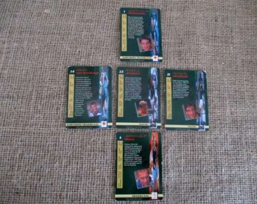 Pale Toe !!!!   Five Springbok 1996 World Cup Sports Deck Cards
