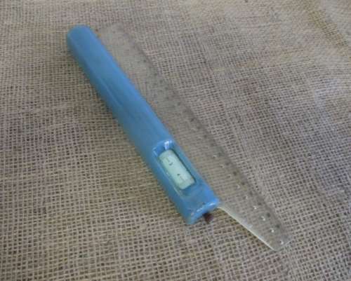 Vintage Rolling Ruler   30cm  Drawing vertical  parallel lines circles