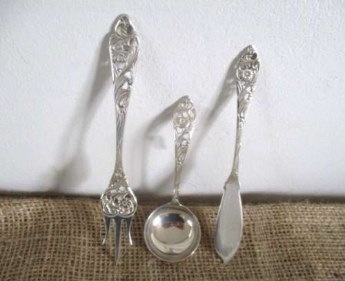 Stunning 3x Piece Vintage EPNS Cutlery
