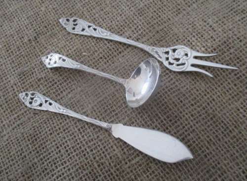 Stunning 3x Piece Vintage EPNS Cutlery