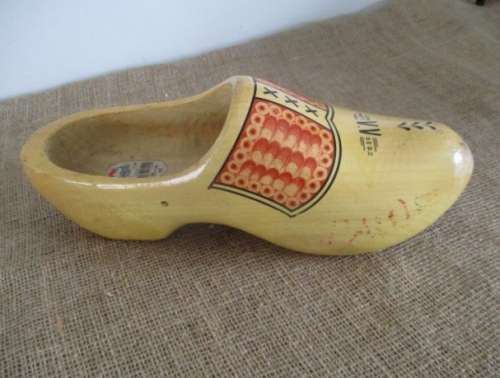 The Big One !!!  Wooden Dutch Shoe   29cm   45   CE  N1  2 - 08  VV Geel   Holland