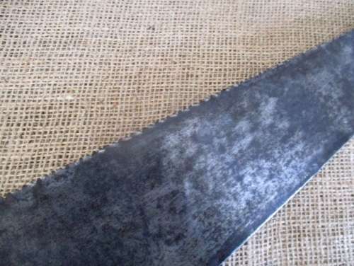 Nice Couple !! Two Vintage Wooden Handsaws With Wooden Handles  One Large Handsaw & One Back Handsaw