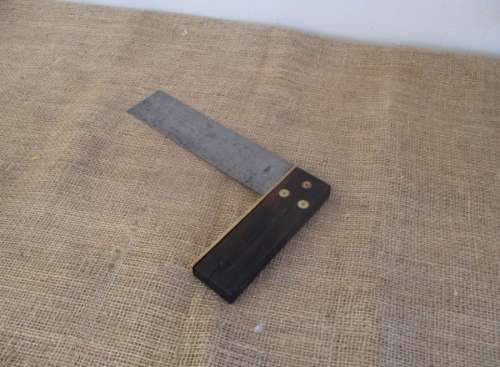 The Super One Square.....Lovely Vintage Try Square With Rosewood Handle And Brass Inserts