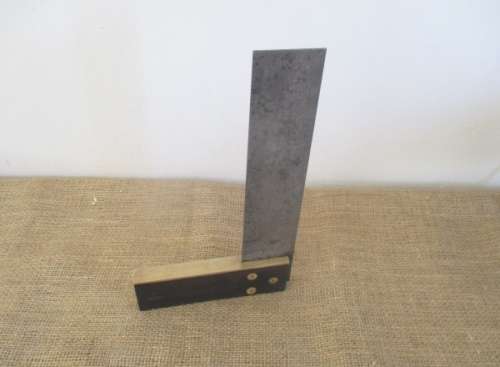The Super One Square.....Lovely Vintage Try Square With Rosewood Handle And Brass Inserts