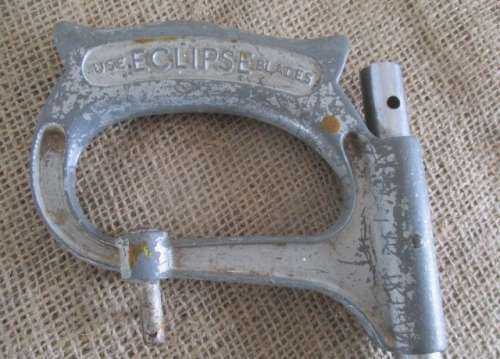 Vintage Eclipse Tubular No 20 T. Pattern Hacksaw  Introduced 1924  Made In England