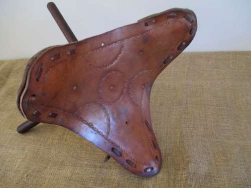 For Marakele Only A Lovely Pair Of Genuine Leather Folding Fishing/Hiking/Camping Chairs