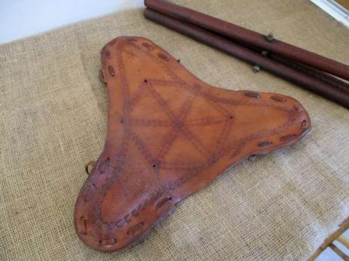 For Marakele Only A Lovely Pair Of Genuine Leather Folding Fishing/Hiking/Camping Chairs