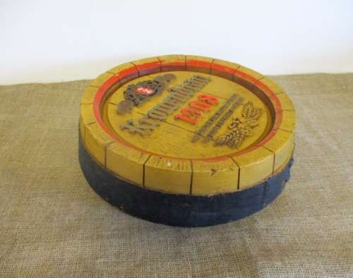 Very Rare...I Mean Very Rare !!! Vintage Kronenbrau 1308 Beer Barrel Sign      1970's