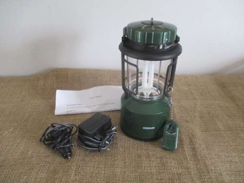 Beautiful Rechargeable Osram Green Camping Latern      Complete & Working