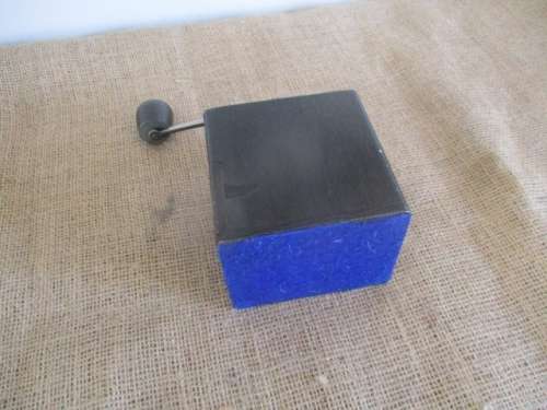 Vintage Wooden And Metal Coffee Grinder