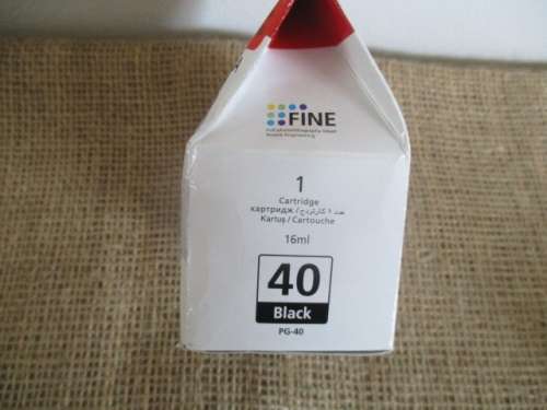 2x Genuine Canon Cartridges :  1x Canon PG-40 Black & 1x Canon ChromaLife CL-41 Color
