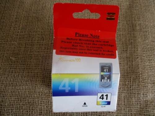 2x Genuine Canon Cartridges :  1x Canon PG-40 Black & 1x Canon ChromaLife CL-41 Color