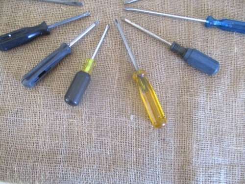 A Great Mixed Collection Of 10x Flat & 5x Philips Screwdrivers