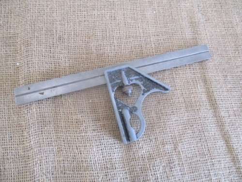 Vintage #1271-M Miller Falls Co 300mm Adjustable Engineers Combination Square    Made In USA