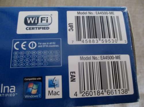 Linksys EA4500  Dual-Band N900 Router In Original Carton Box