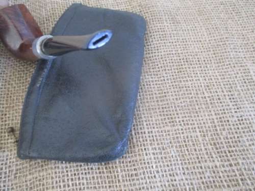 Vintage Keyser No 20 Hygienic Patent Straight Stem Smoking Pipe - London Made & Aurora Pouch